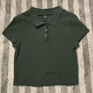 Polo cropped top